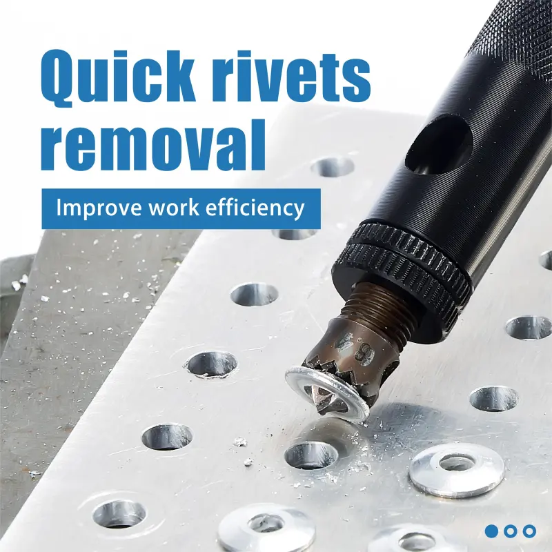 MINOVA Minova Rivet Removal Tool, Rivet Removal Drill Bit, High Cobalt Drill Bits