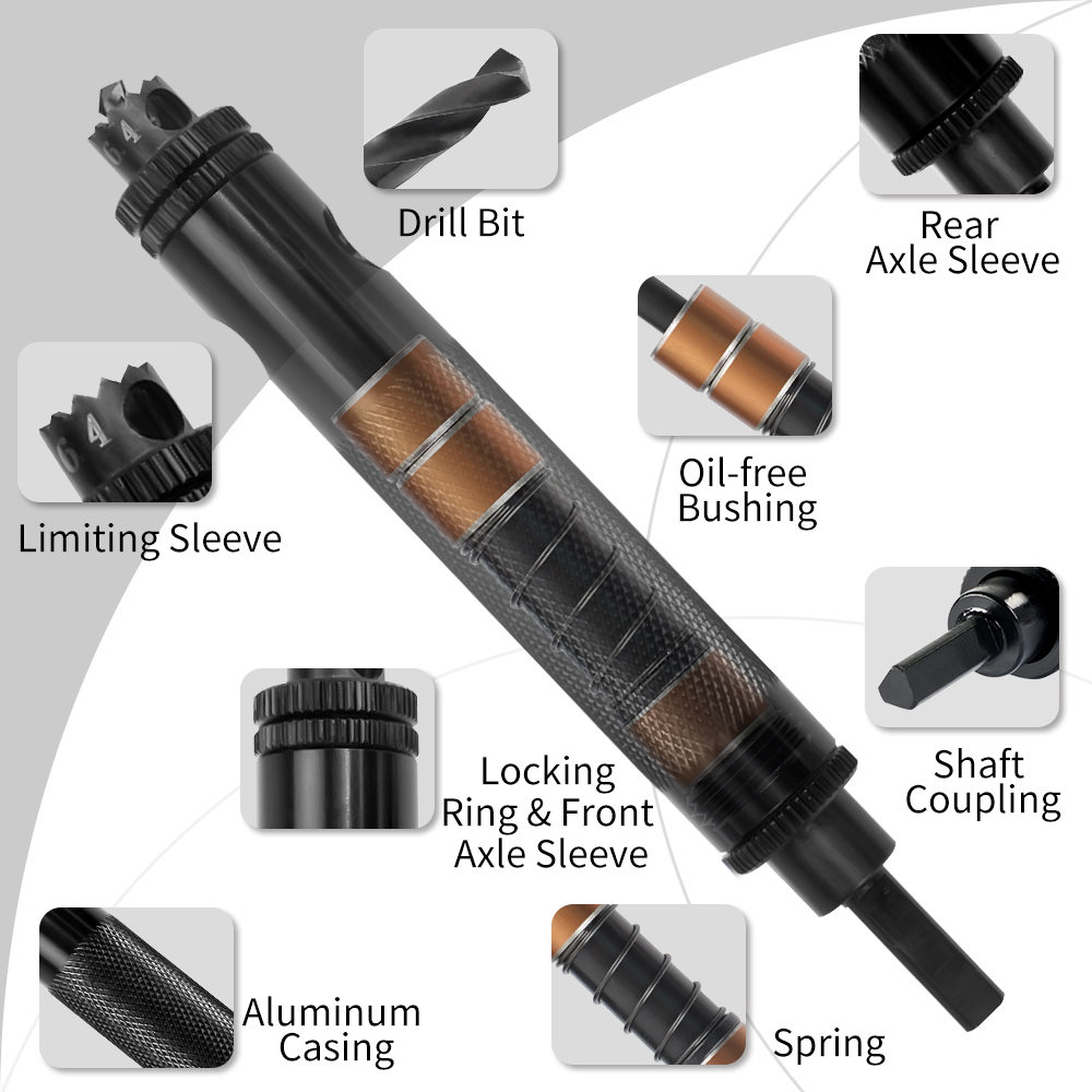 MINOVA Minova Rivet Removal Tool, Rivet Removal Drill Bit, High Cobalt Drill Bits