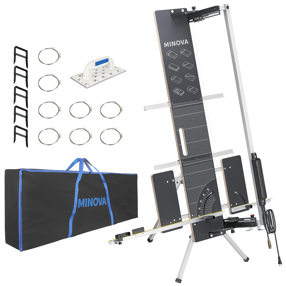 Styroporschneider MODELL7 PRO 260 Watt / 1.300mm Komplettes Set inklusive 8 Schneidedrähten Heißdrahtschneider (MODELL7 PRO Wechselstrom)