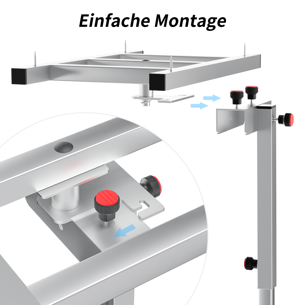 Drehteller für Fassadendämmung - Platten kleben am Gerüst