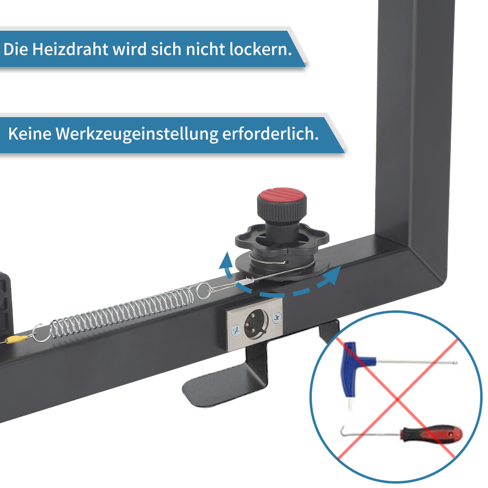 Schnittlänge 1.360 mm | Styroporschneider - Styrobow - Handschneidebügel mit 260W Leistungsmodul