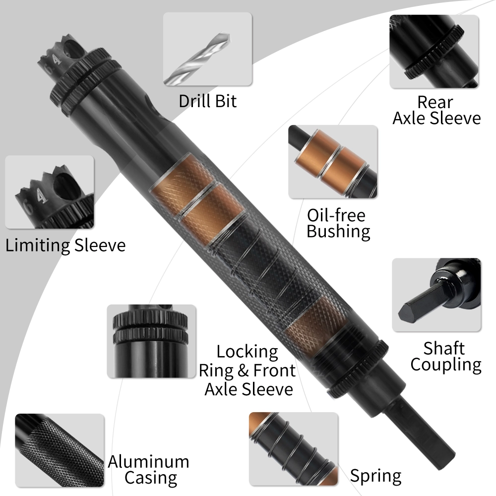 Rivet Removal Tool, High Cobalt Rivet Removal Drill Bit, Suitable for ...