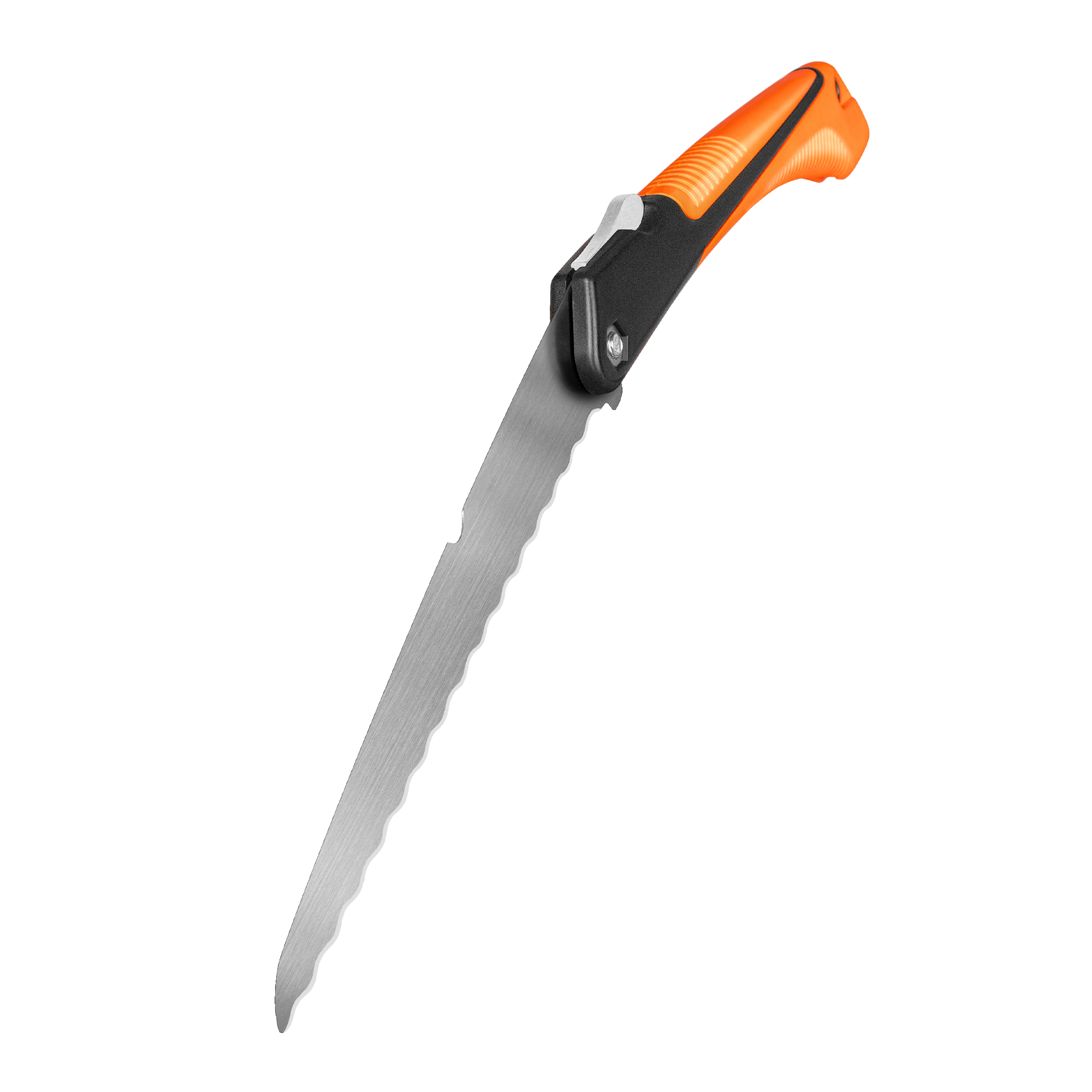 MINOVA Folding Insulation Hand Saw, 10 Inch Steel Blade Wavy Teeth Serrated Sharp Utility Saw Tool