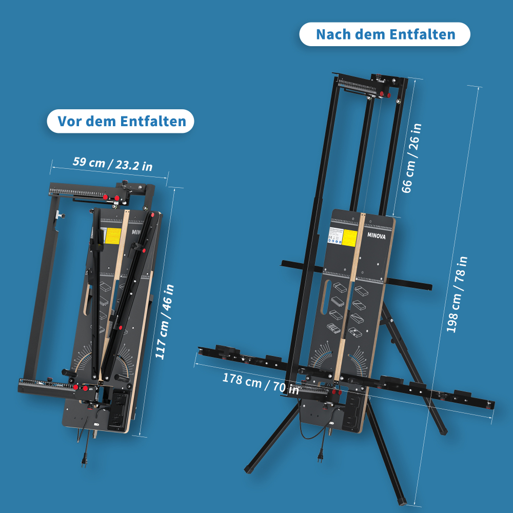 MINOVA Telescoping Polystyrene Eps Shape Cutting Stand Hot Wire Cutting Foam Manual Machine