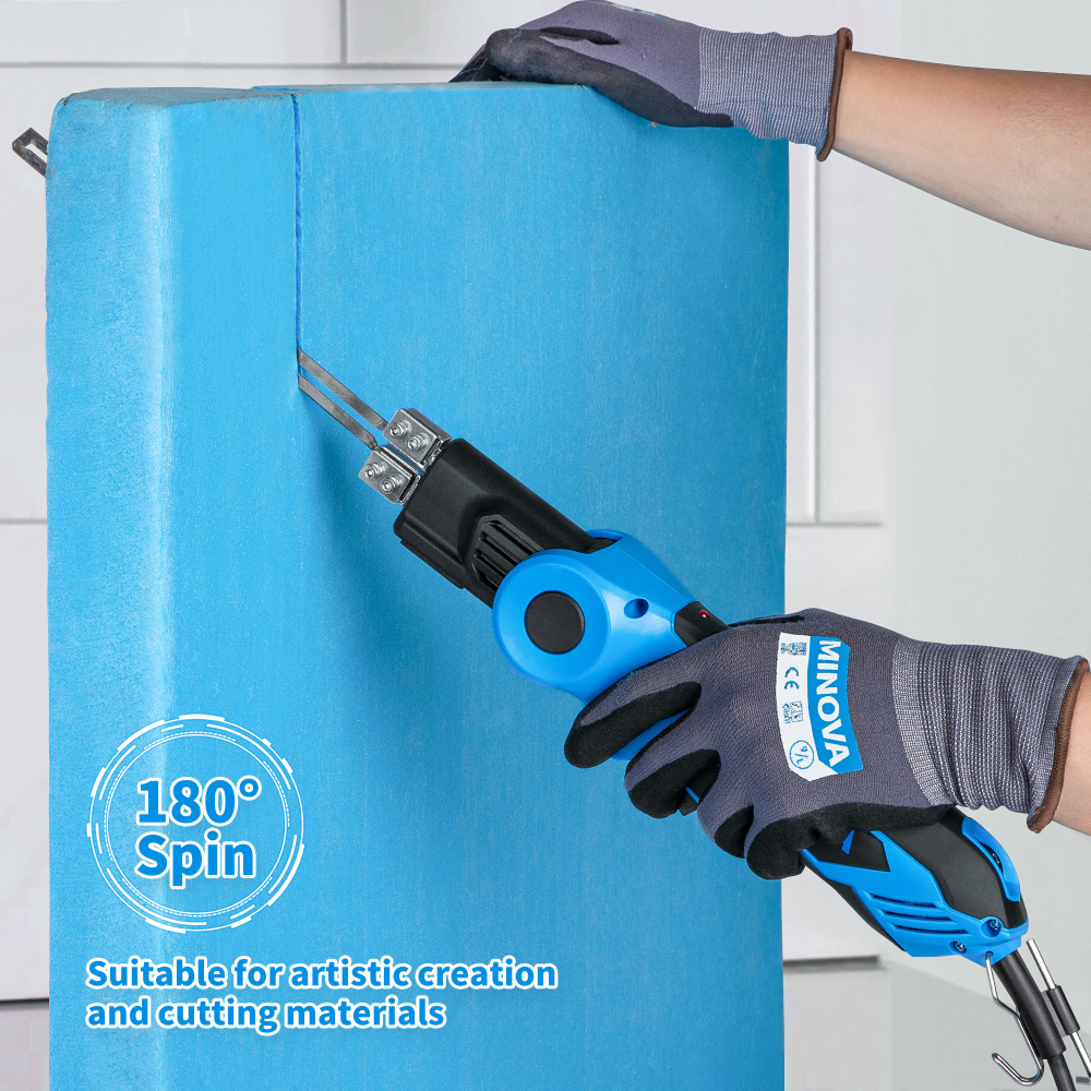 Air Cooled Hot Knife Cutter Foam Cutting Tool Kit with Heavy-Duty Case