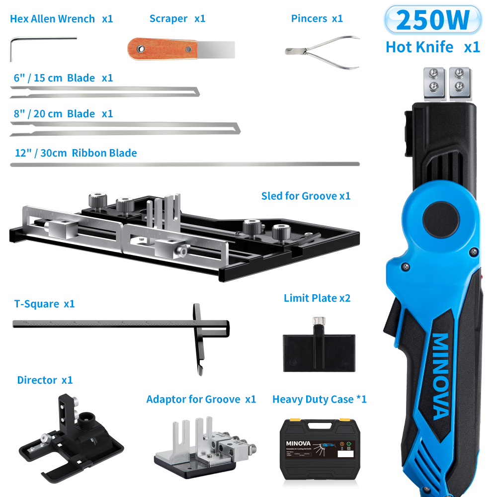 MINOVA 250W AC Rotatable Electric Hot Knife