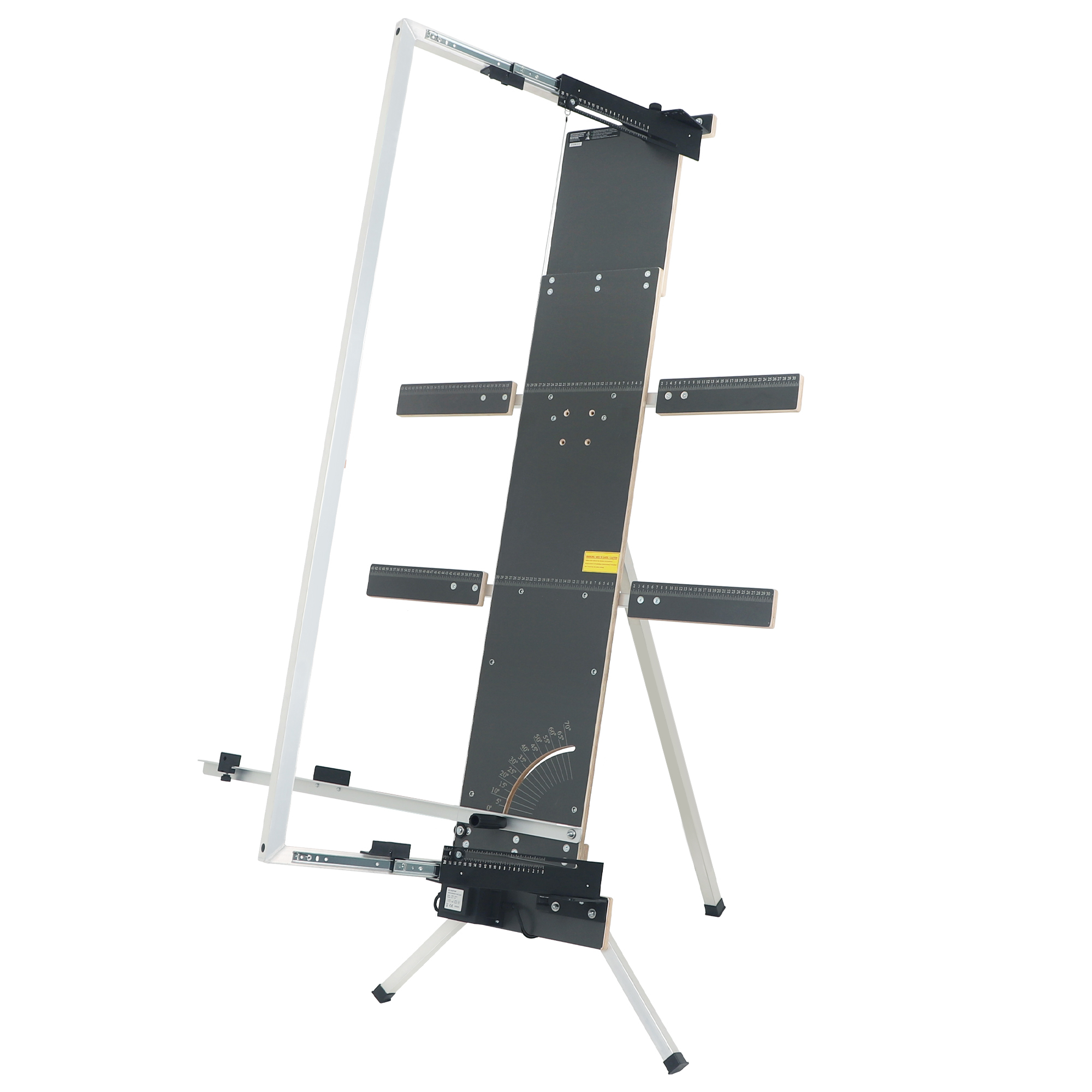 Styroporschneider 200 Watt, 1.300mm freistehend Komplettes Set inklusive 5 Schneidedrähten, 1 Gerüsthalteblech und 2 Federgriff Heißdrahtschneider (modell3)