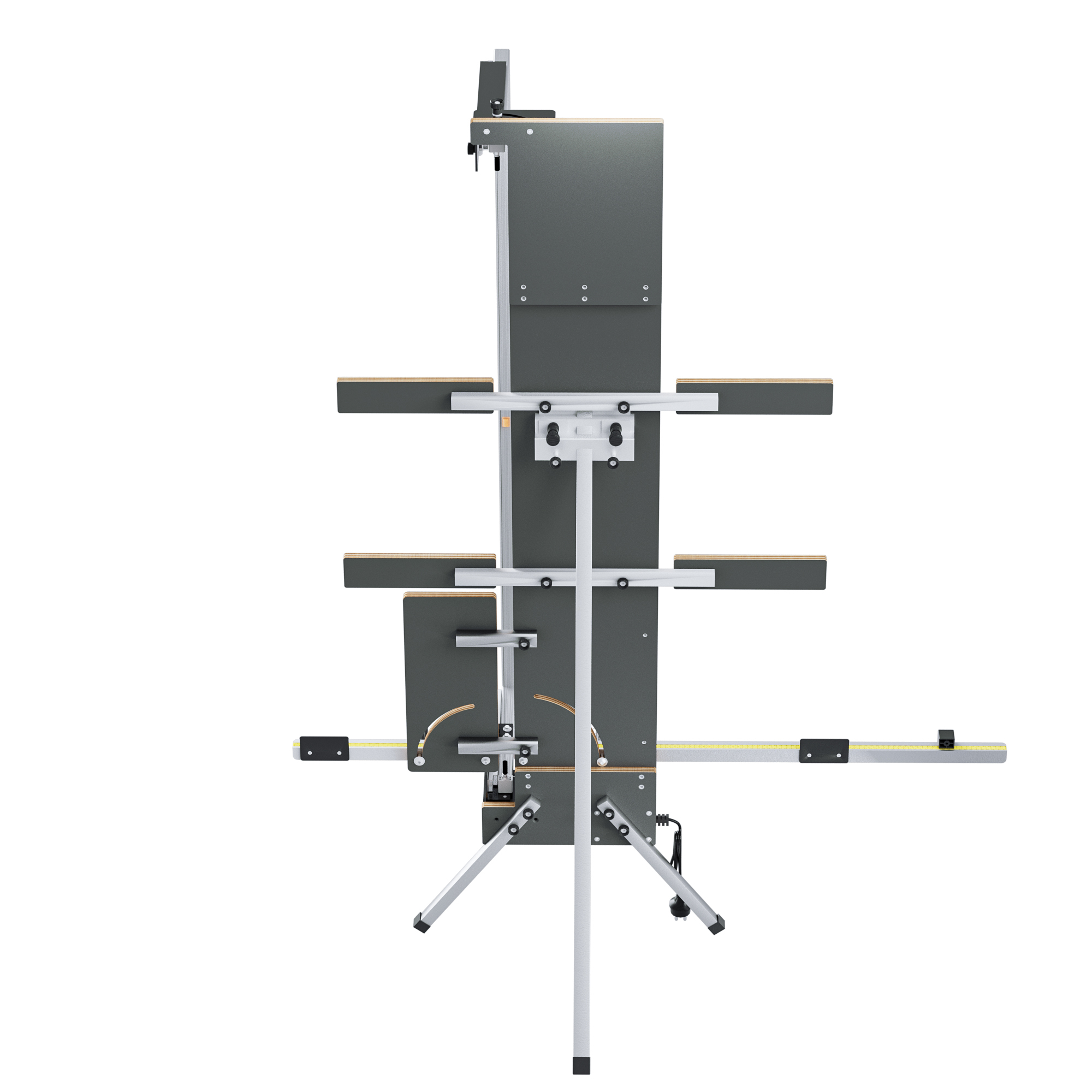 Styroporschneider 200 Watt, 1.300mm freistehend Komplettes Set inklusive 5 Schneidedrähten, 1 Gerüsthalteblech und 2 Federgriff Heißdrahtschneider (modell6)