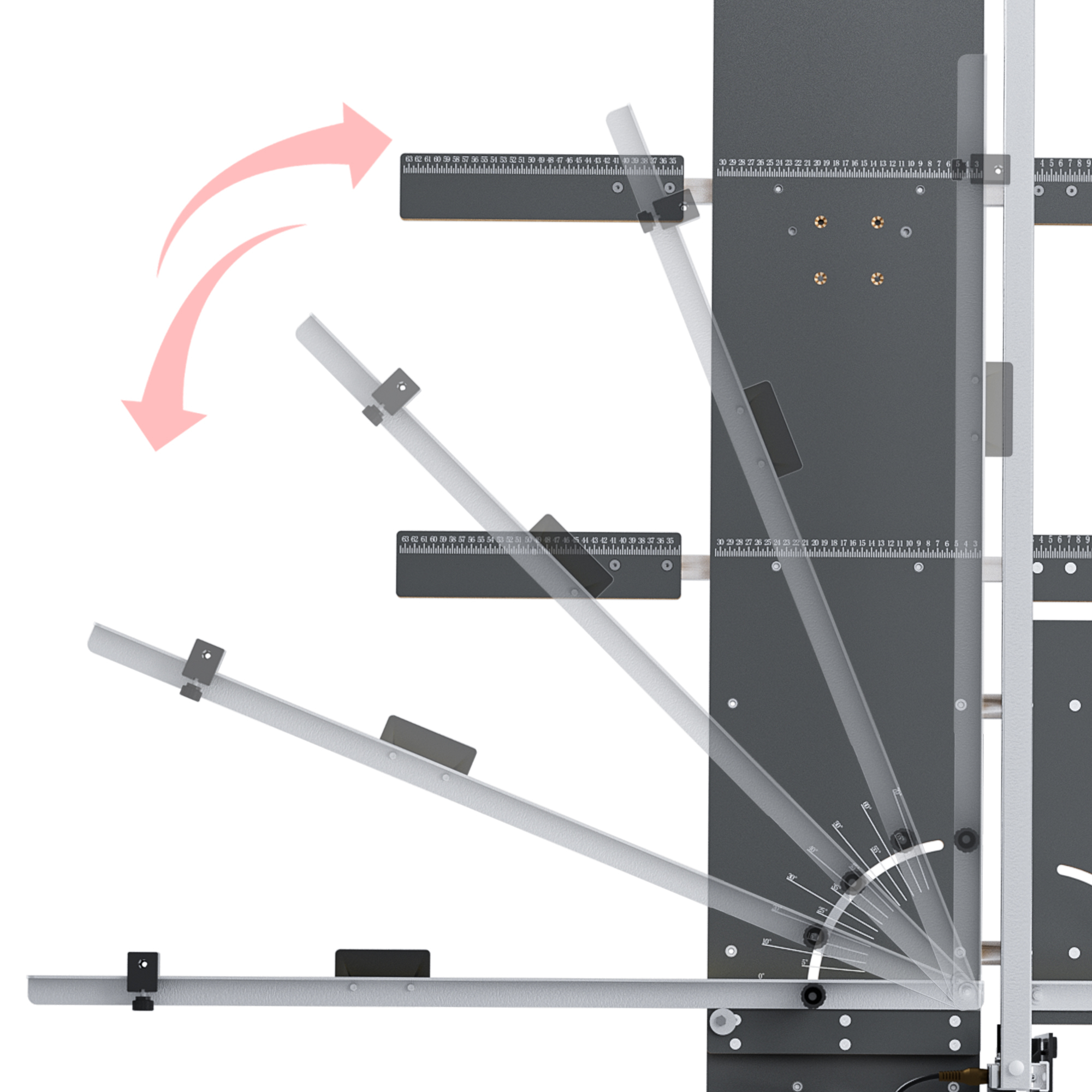Styroporschneider 200 Watt, 1.300mm freistehend Komplettes Set inklusive 5 Schneidedrähten, 1 Gerüsthalteblech und 2 Federgriff Heißdrahtschneider (modell6)