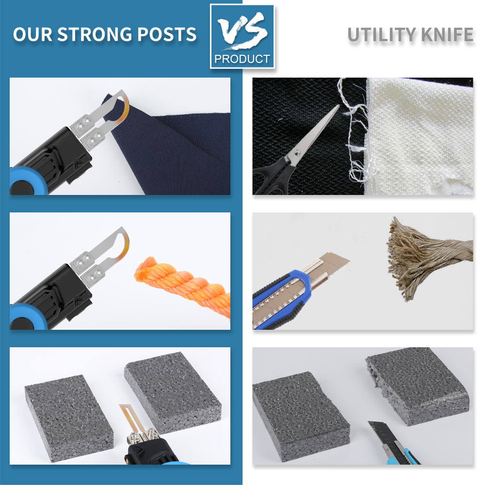 120W Rotable Fabric Cutter Rope Cutter, Cutting Tool Kit 4 Blades with Presser Foot, Full-body Air Cooling System Pro Electric Hot Knife Heat Sealer for Webbings, Ropes, Nylon Fabric, Ribbon