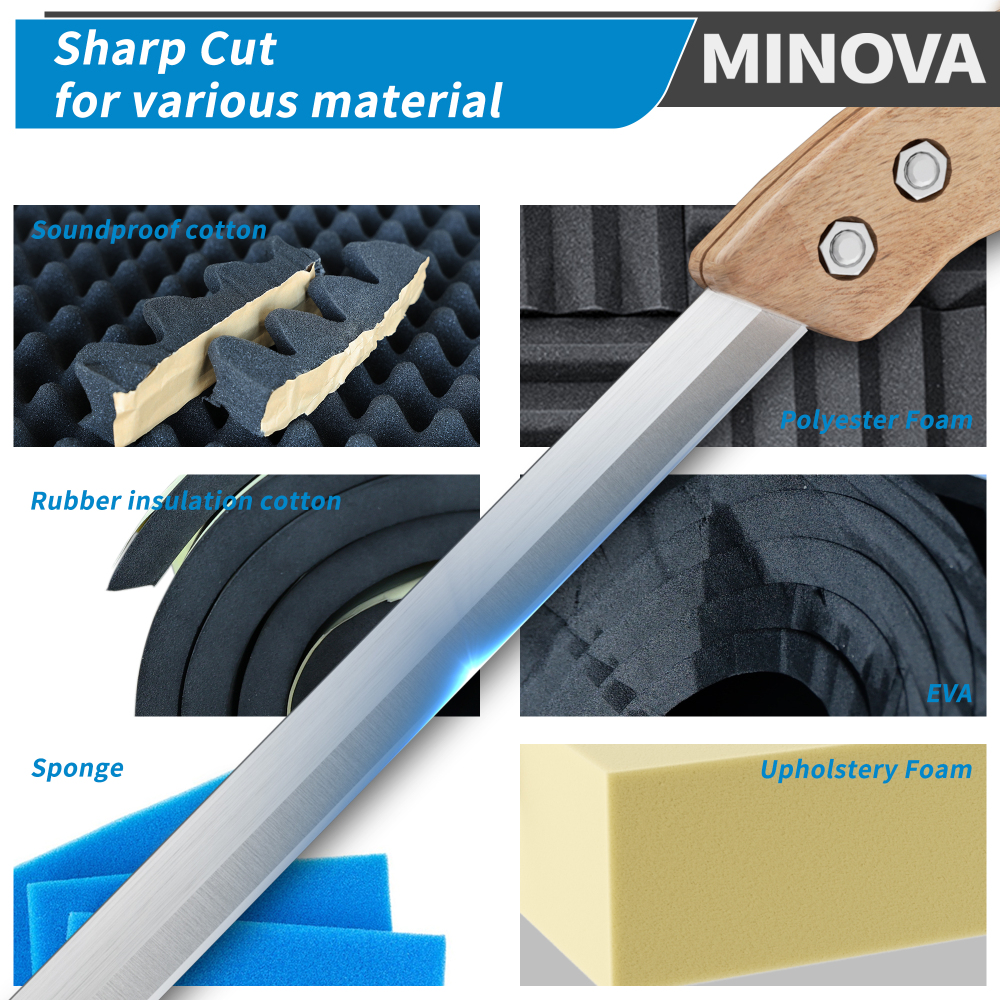 Foam Cutter Tool, 8inch 6Pcs Special Sponge Cutting Knife, for Thick Sofa Cushion Mattress High Denstity Sponge Cutting Tool