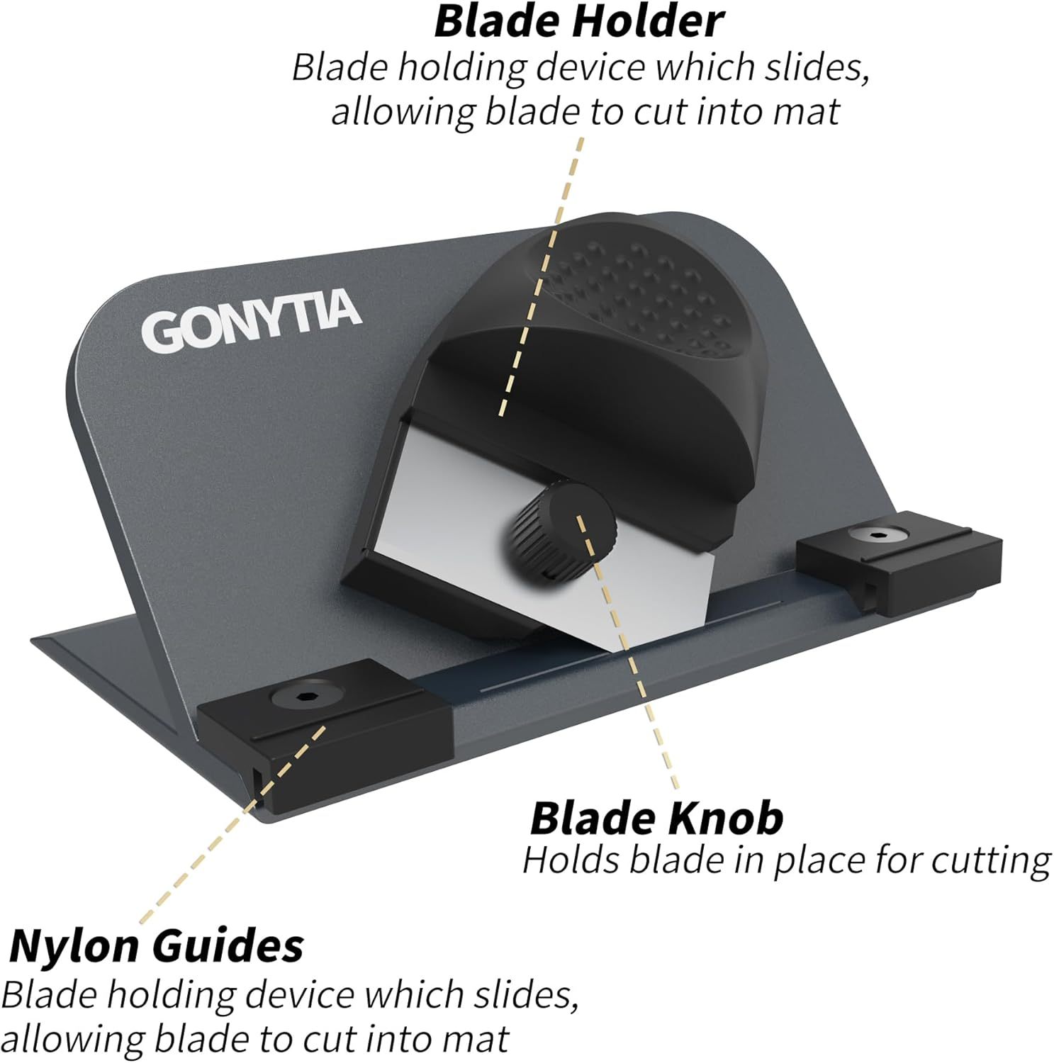 Bevel Mat Cutter with 45° Push-Style Retractable Blade, 10 Replacement Blades Handheld Board Design for Picture Framing and Art Projects