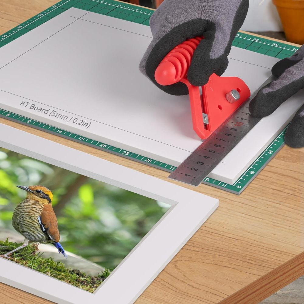 Straight/Bevel Foam Cutter, Foam KT Board Cutting Tool Adjustable 45° or 90° for Small DIY Crafts, EVA Foam, EPE Foam (Foam Board Cutter)