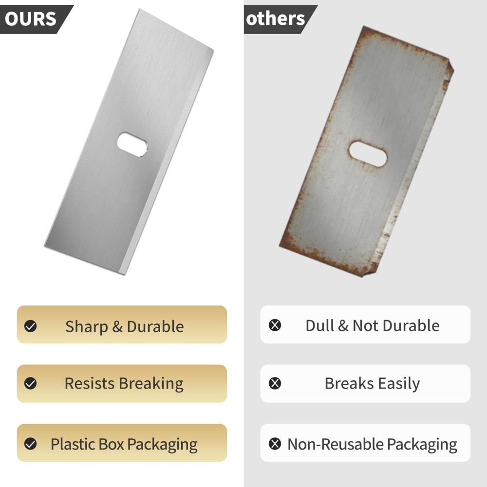 Blades for Straight/Bevel Mat Cutter, 20 Replacement Blades Fits the Mat Board Cutter