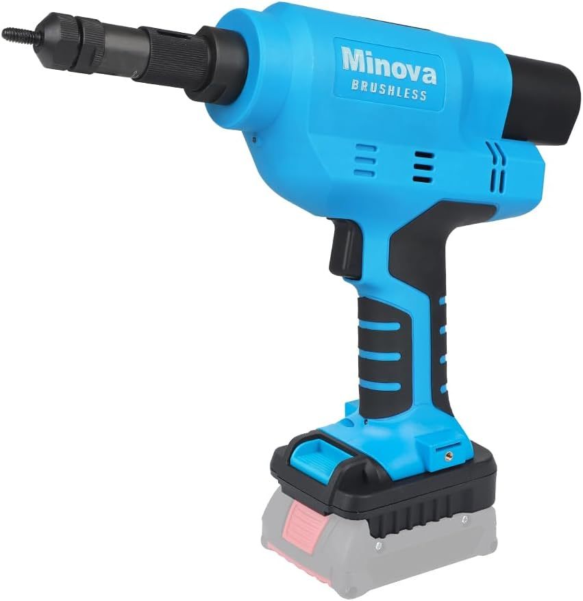 KD-04X Electric Brushless Rivet Nut Gun Set with Case (BOS Battery Converter)