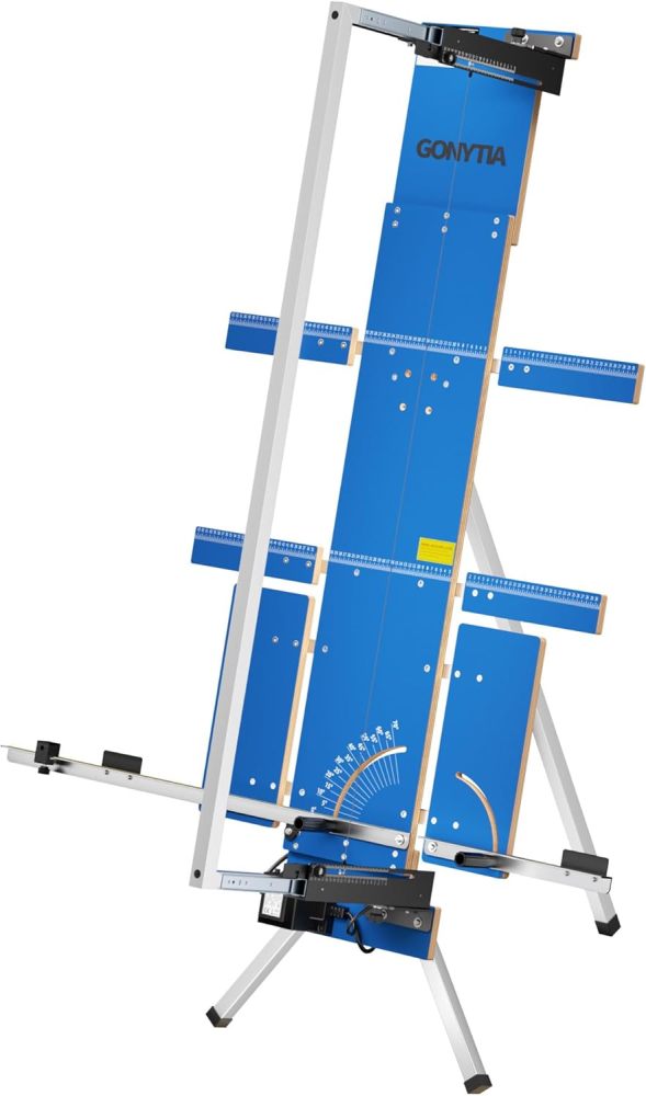 MODELL7 Styroporschneider 200 Watt, 1.300mm freistehend Komplettes Set inklusive 10 Schneidedrähten, 1 Gerüsthalteblech und 2 Federgriff Heißdrahtschneider