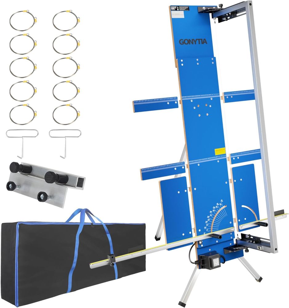 MODELL7 Styroporschneider 200 Watt, 1.300mm freistehend Komplettes Set inklusive 10 Schneidedrähten, 1 Gerüsthalteblech und 2 Federgriff Heißdrahtschneider