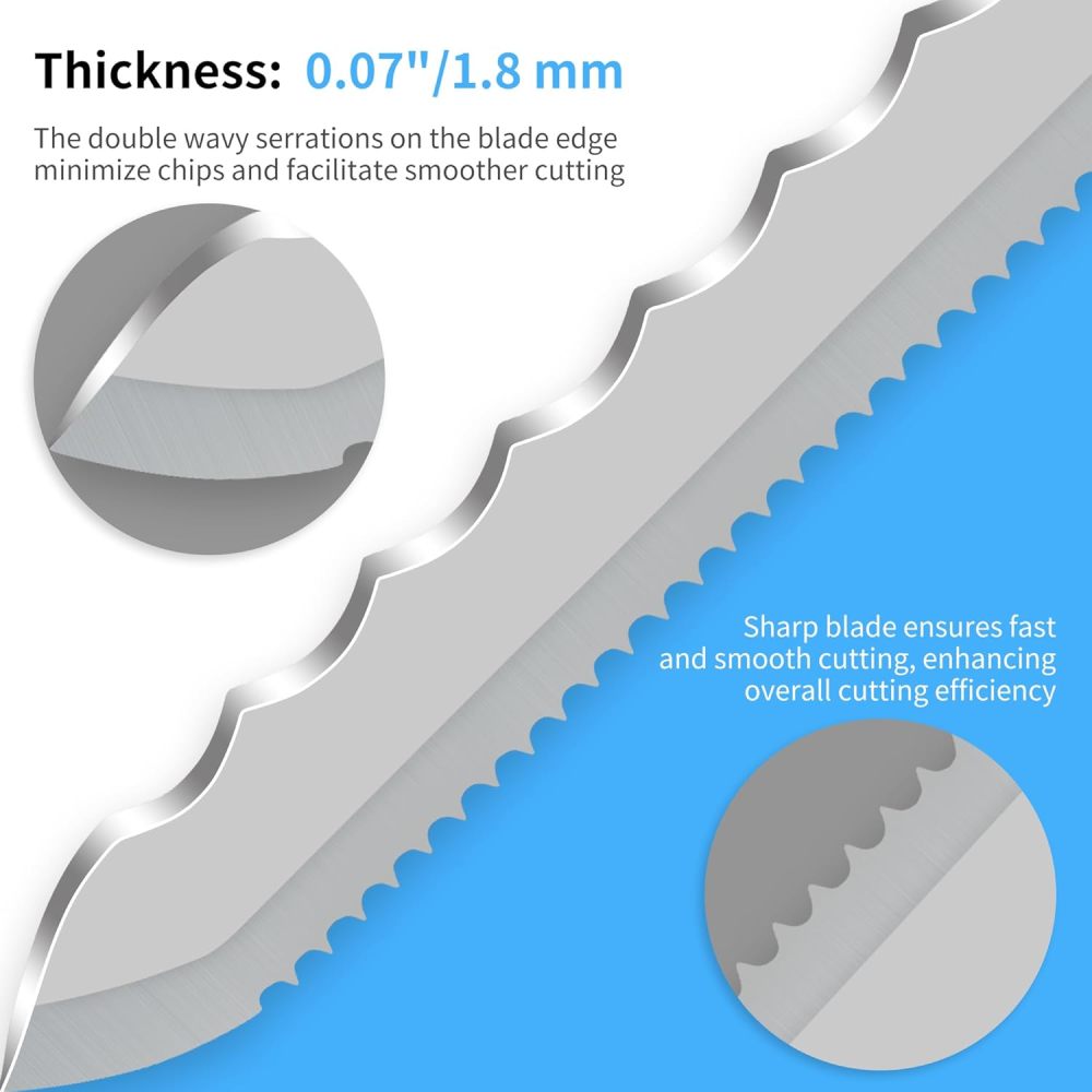 Insulation Knife with Sheath Stainless Steel Blade 16.5” Double Sided Insulation Cutter for Cutting Mineral Wool Insulation (Large)