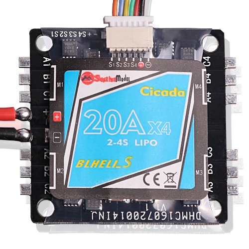 Sunrise BL-HeliS Cicada 20amp 4-in-1 ESC