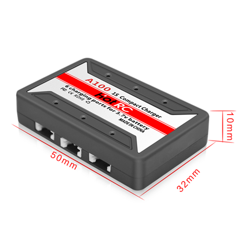 HotRc A100 6 in 1 3.7V USB Lipo Battery Charger