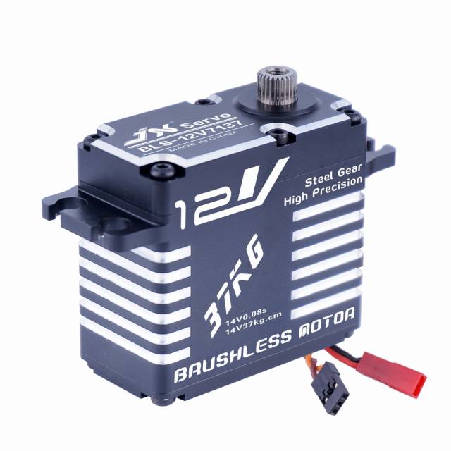 JX Servo BLS-12V7137 37kg Brushless High Precision Steel Gear Full CNC Digital Servo