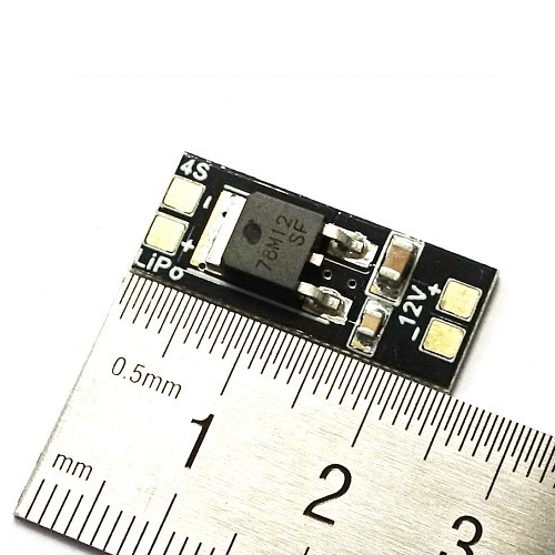 Matek Systems Linear Regulator 4S LiPo to 12V 300mA