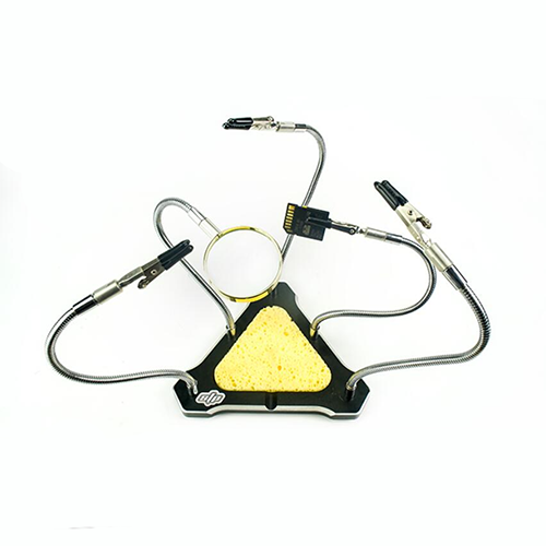 STP Soldering Station helping hands tool With Magnifying Glass