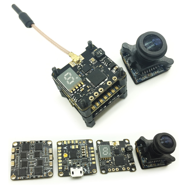 HLGRC XJB F313-TX20-Elf Micro F4 FC, 13A 4-in-1 ESC + Camera &amp; VTX