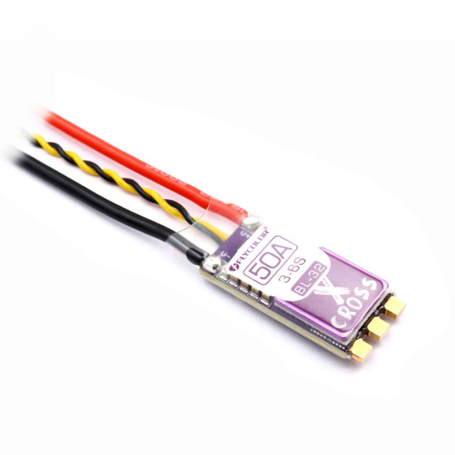 Flycolor X-Cross Blheli_32 50A 3-6S ARM 32bit DSHOT1200 Brushless ESC for RC Drone FPV Racing