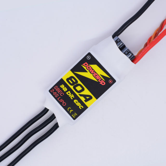PowerUp 80amp 32Bit Fixed Wing ESC with Rotation Sensing