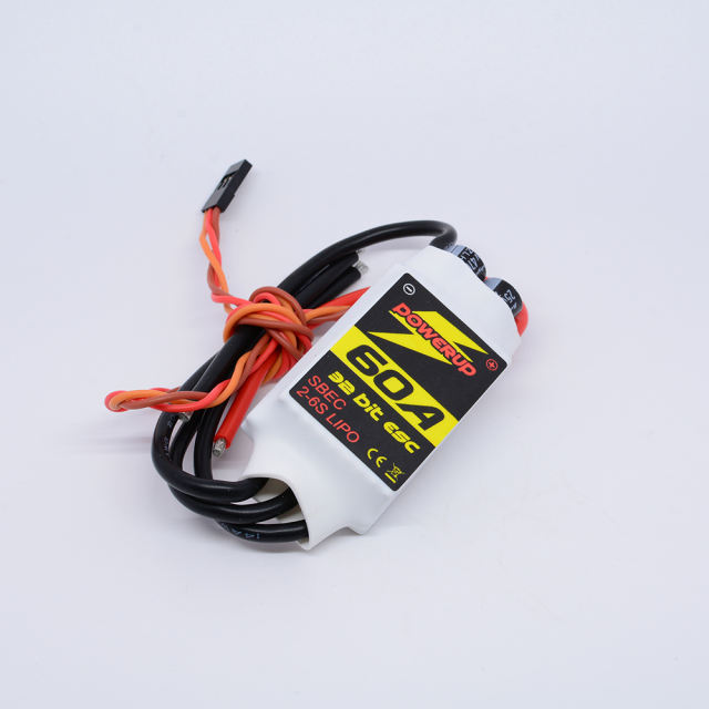 PowerUp 60amp 32Bit Fixed Wing ESC with Rotation Sensing