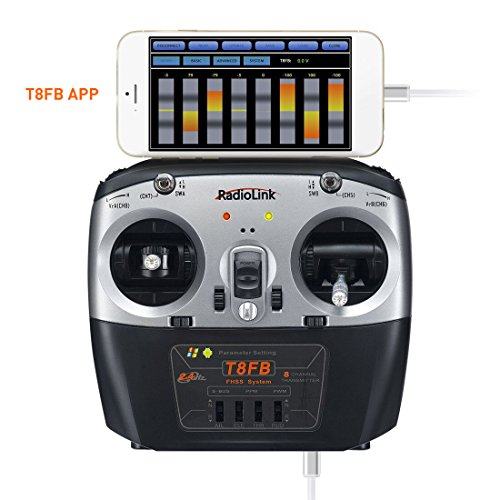 RadioLink T8FB V2 2.4GHz 8CH Radio Control Transmitter Smart Phone Programmable