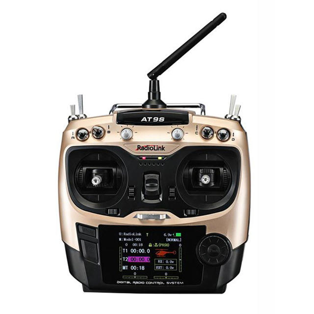 RadioLink AT9S 2.4GHz 10CH DSSS & FHSS Transmitter with R9DS Receiver
