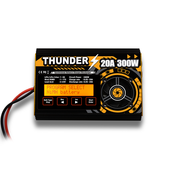 Thunder 0620 300w 20A Smart Battery charger LiIo LiPo LiFe LiHV