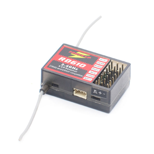 PowerUp RD610 2.4GHz  6CH DSM2 DSMX Compatible Receiver