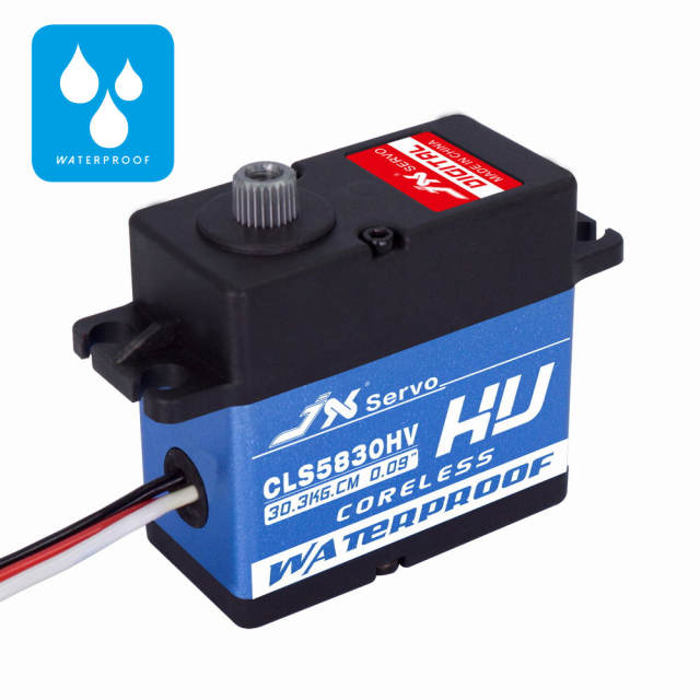 JX Servo CLS5830HV 30KG Full waterproof HV coreless high quality servo