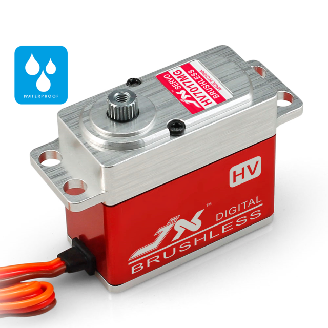 JX Servo BLS-HV7017MG 17KG High Precision Metal Gear Full CNC Aluminium Shell Structure High Voltage Brushless Digital Standard Servo