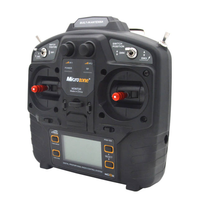 Microzone MC8B 8 Channel Radio Computer Transmitter with Built in Antenna Receiver