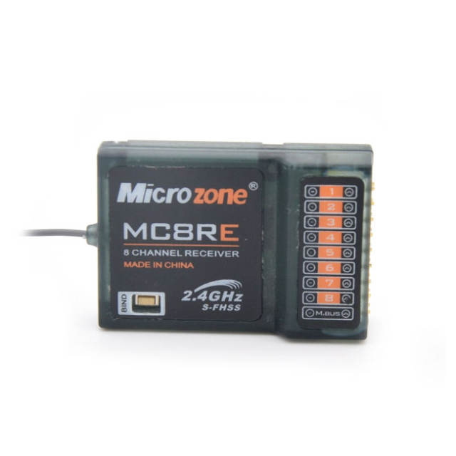 Microzone MC8RE S-FHSS PWM & S-BUS Receiver