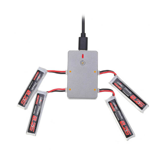 iSDT UC4 18W 4 x 1.5A 1S Smart Battery Charger for Micro Drones PH2.0 Output USB C