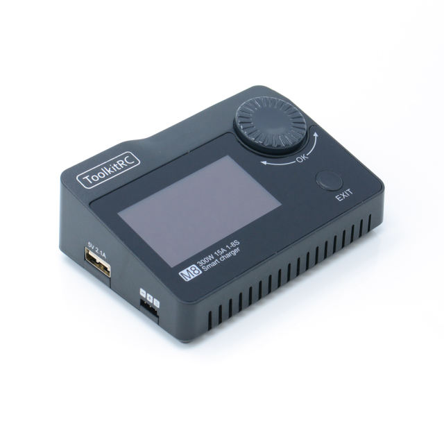 ToolkitRC M8 300w 15A Battery Charger, Cell checker, Servo Tester, Receiver tester &amp; Variable DC Output controller