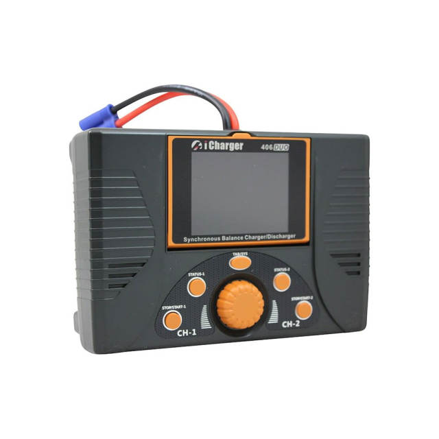 iCharger 406 DUO 1400W Dual Channelt 6s Lipo Battery Balance Charger Discharger