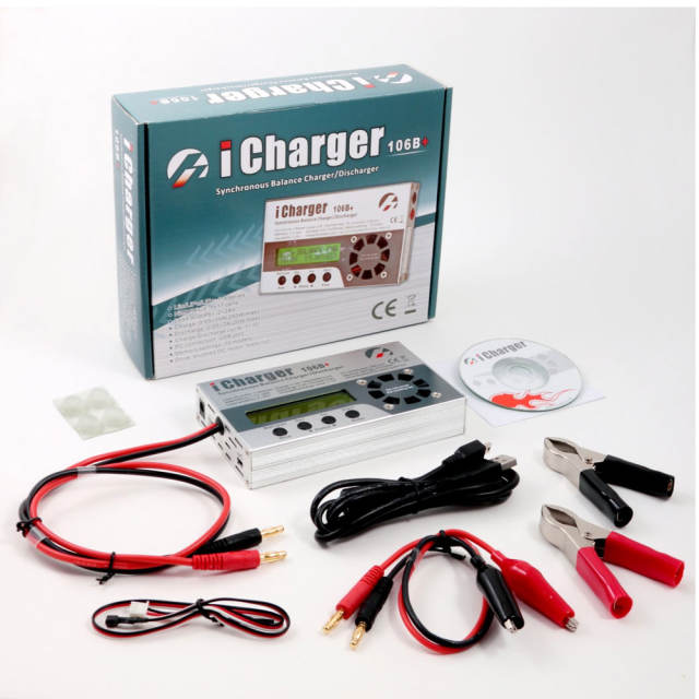 iCharger 106B+ 250W 10A 1-6S DC Battery Synchronous Balance Charger Discharger