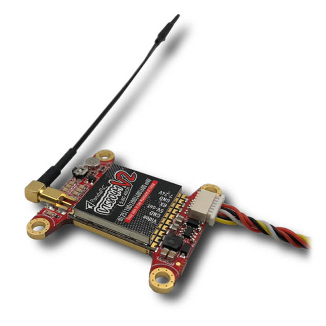 PandaRC - VT5804M V2 5.8G 0/25/100/200/400/600mW Switchable FPV Transmitter Support OSD w/ Audio