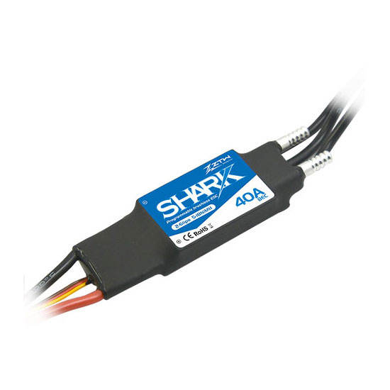 ZTW - Shark 40A SBEC ESC Water cooled Brushless Speed Controller for Rc Boats