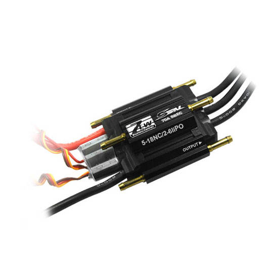 ZTW - Seal 70A SBEC ESC Water cooled Brushless Speed Controller for Boat or Underwater Thruster efoil