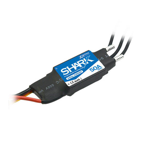 ZTW - Shark 50A SBEC ESC Water cooled Brushless Speed Controller for Rc Boats