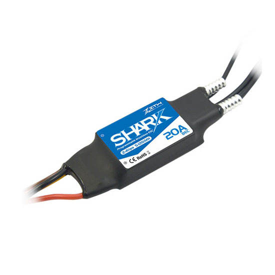 ZTW - Shark 20A SBEC ESC Water cooled Brushless Speed Controller for Rc Boats