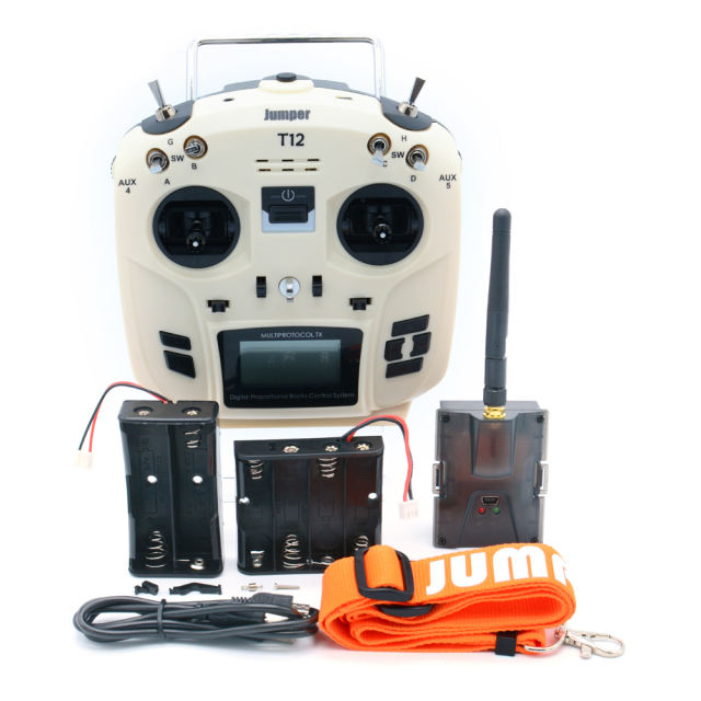 Jumper T12 Open Source 16ch Radio with JP4-in-1 Multi-protocol RF Module