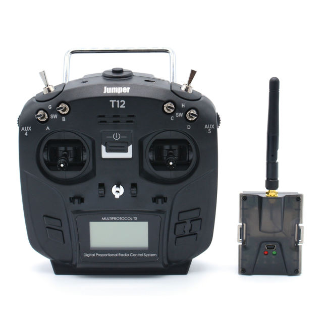 Jumper T12 PLUS Open Source 16ch Radio with JP4-in-1 Multi-protocol RF Module &amp; HALL gimbals